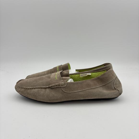 Manolo Blahnik Roadster Suede Driving Loafers Slip On Shoes Men's 44 - Picture 5 of 12